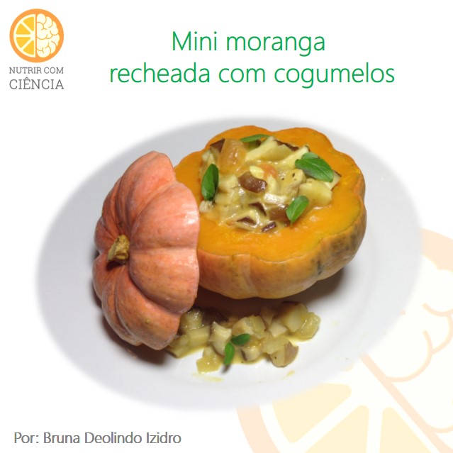 Receita mini moranga com cogumelos