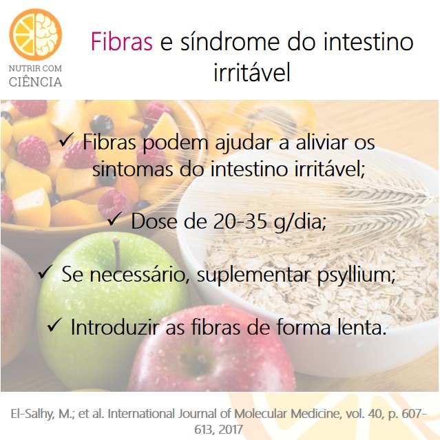 Fibras e intestino irritável