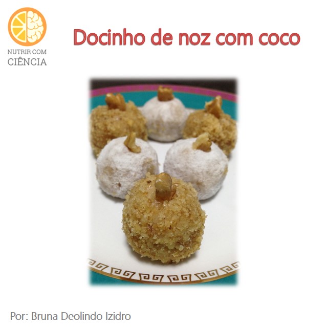 Docinho de noz com coco