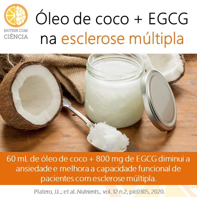 Óleo de coco, EGCG e esclerose múltipla