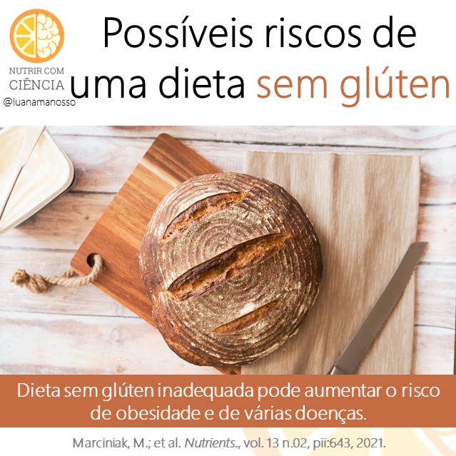 Riscos da dieta sem glúten