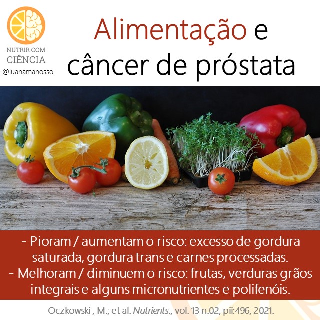 Alimentação e câncer de próstata