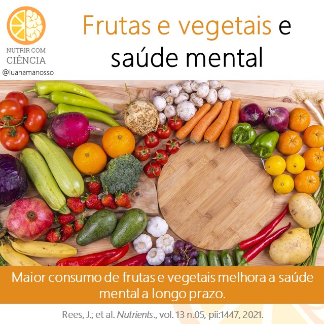 Frutas, vegetais e saúde mental