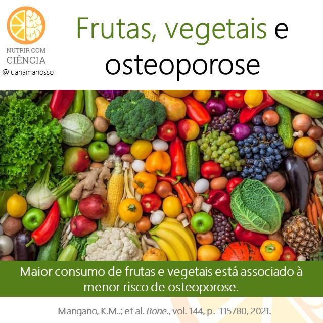 Frutas, vegetais e osteoporose