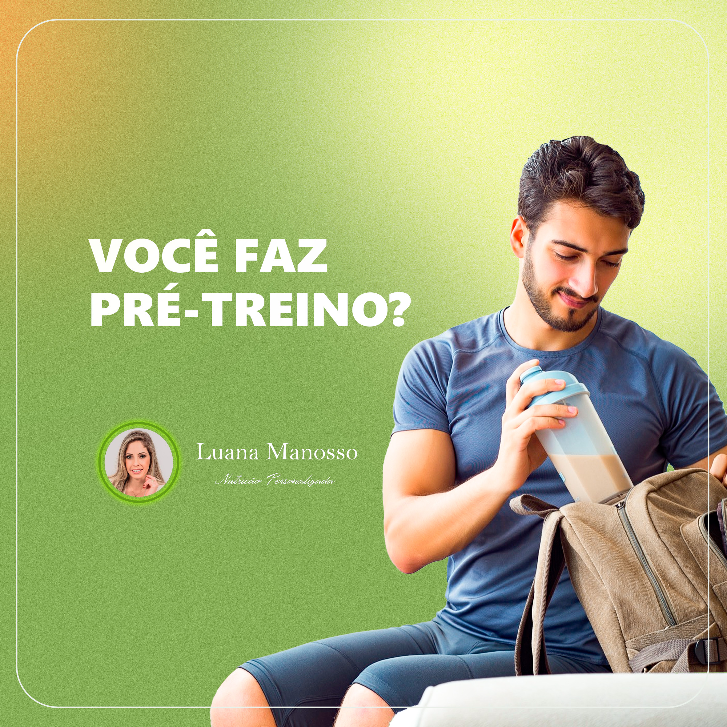 Você faz pré-treino?