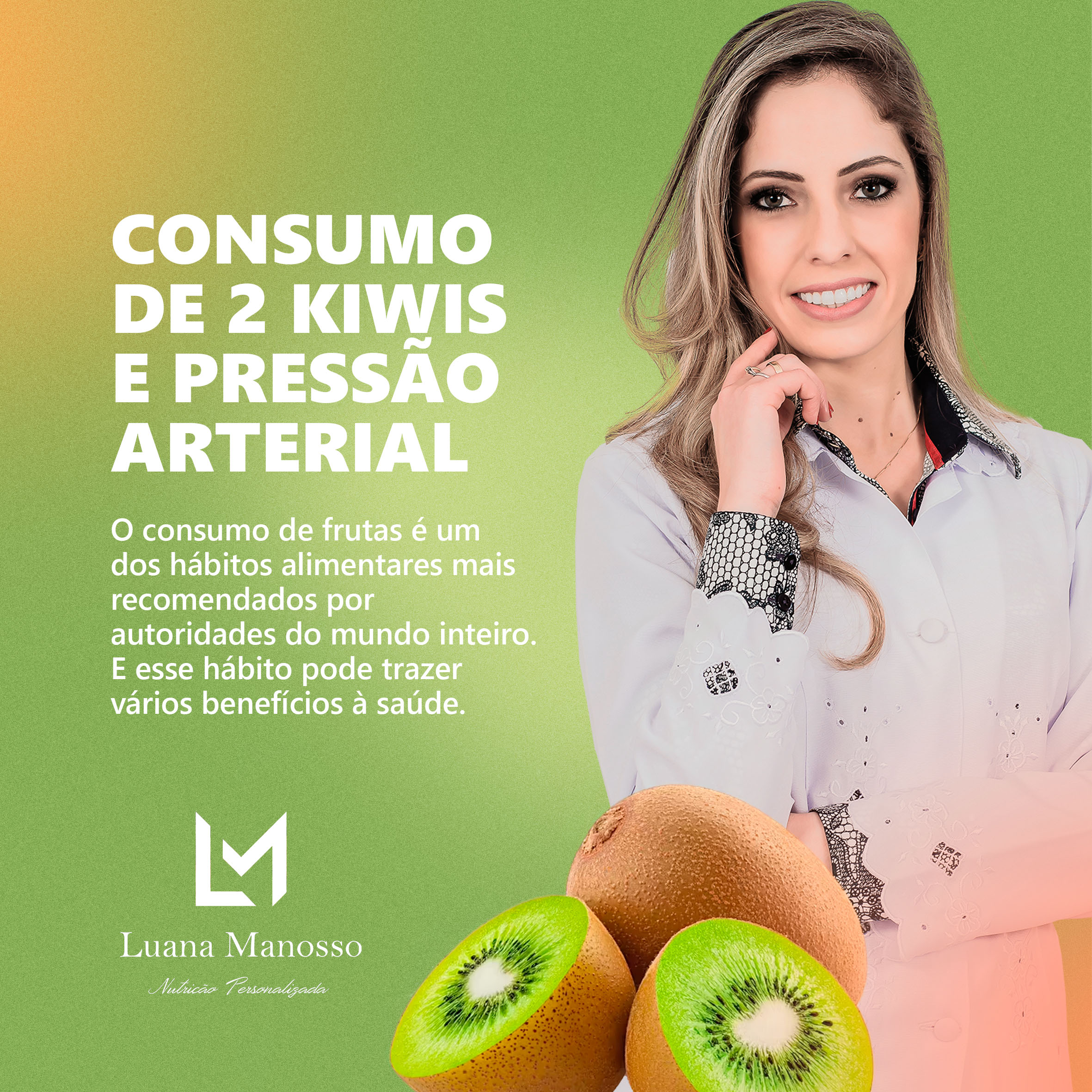 Consumo de 2 kiwis e pressão arterial