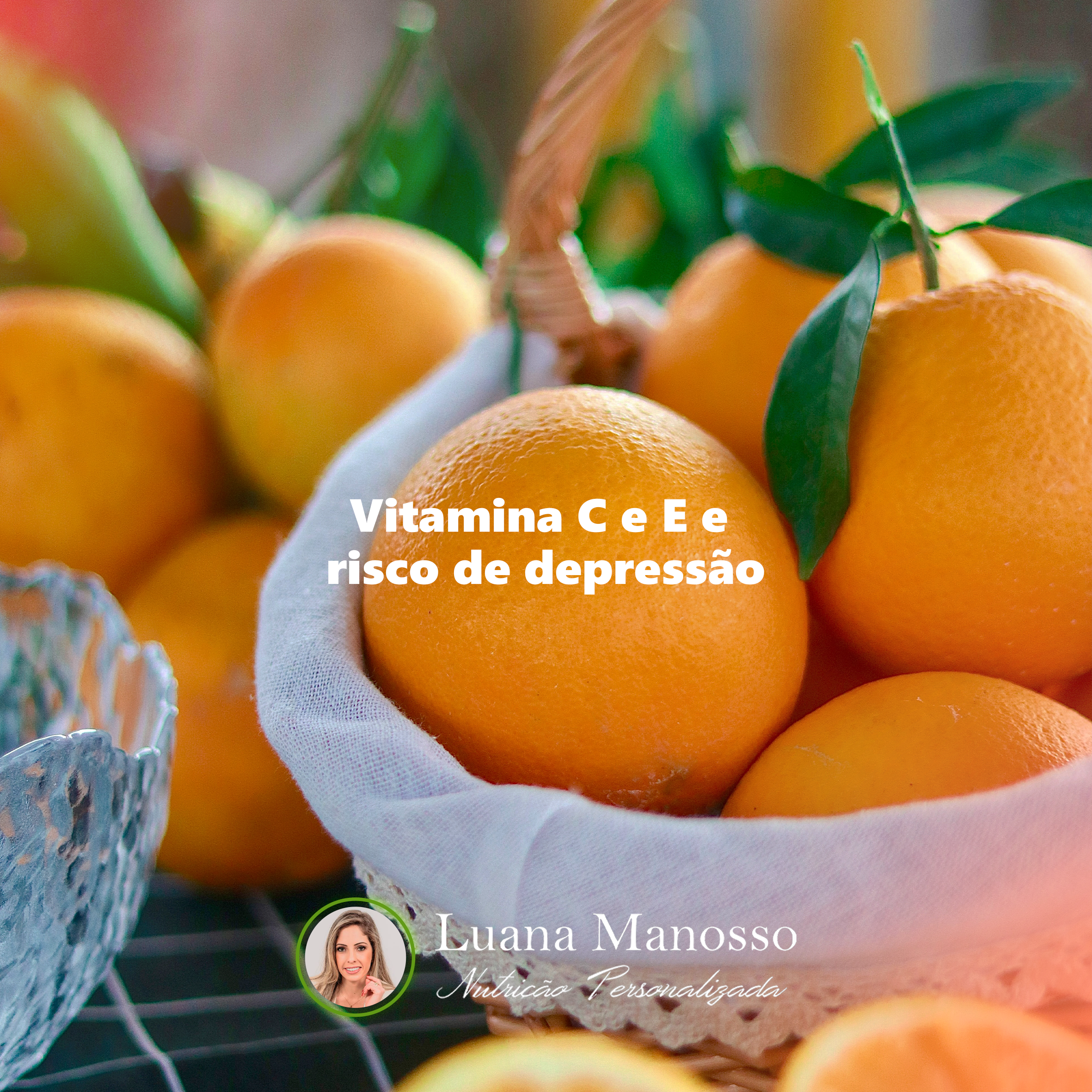 Vitamina C e E e risco de depressão